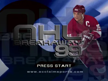 NHL Breakaway 99 (Europe) screen shot title